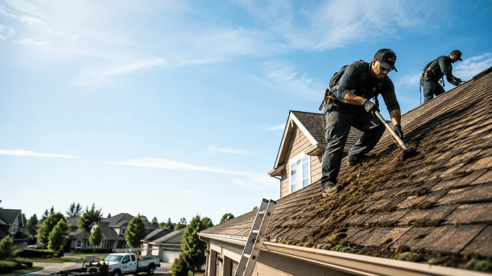 Roof Moss Removal in Caledonia, OH near me